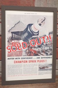dp-200701-56 CHAMPION SPARK PLUGS / The Saturday Evening Post 1940 Advertisement