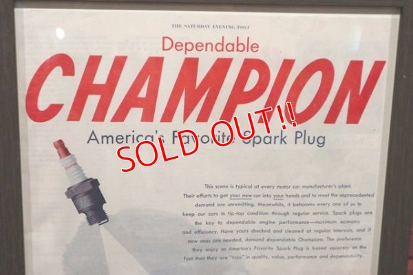 画像2: dp-200701-56 CHAMPION SPARK PLUGS / The Saturday Evening Post 1948 Advertisement