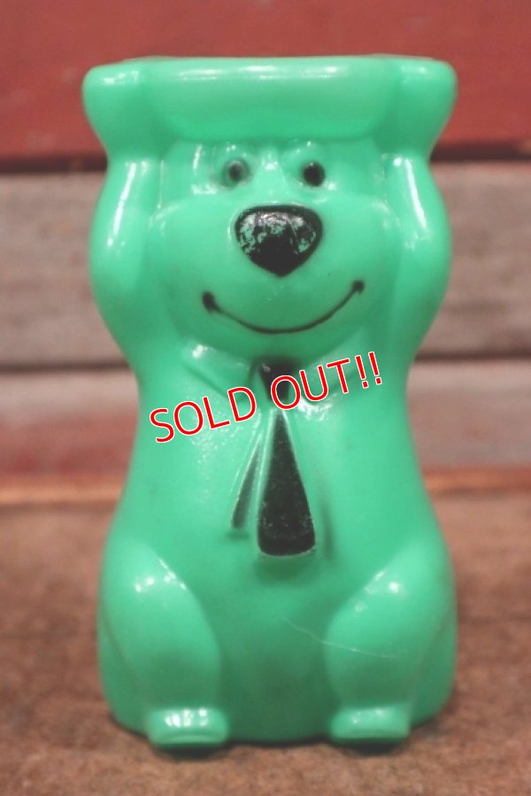 画像1: ct-210301-20 Yogi Bear / 1960's Stackable Toy (Green)