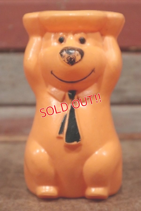 画像1: ct-210301-18 Yogi Bear / 1960's Stackable Toy (Orange)