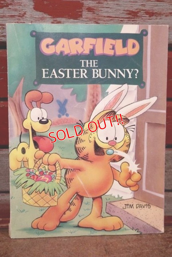 画像1: ct-201114-133 Garfield / 1989 Garfield The Easter Bunny Picture Book