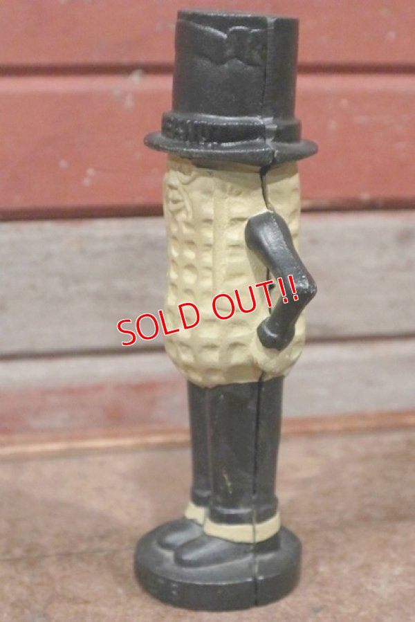 画像3: ct-210301-72 PLANTERS / MR.PEANUT 1940's Cast Iron Coin Bank