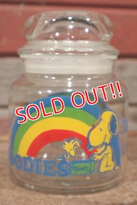 ct-210301-22 Snoopy / Anchor Hocking 1970's Goodies Candy Pot (S)