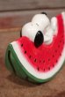 画像5: ct-210301-26 Snoopy / Determined 1970's Coin Bank "Watermelon"