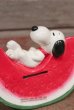 画像2: ct-210301-26 Snoopy / Determined 1970's Coin Bank "Watermelon" (2)