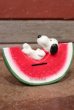 画像1: ct-210301-26 Snoopy / Determined 1970's Coin Bank "Watermelon" (1)