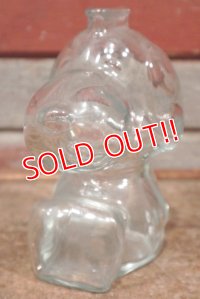 ct-210301-23 Snoopy / Anchor Hocking 1970's Glass Coin Bank