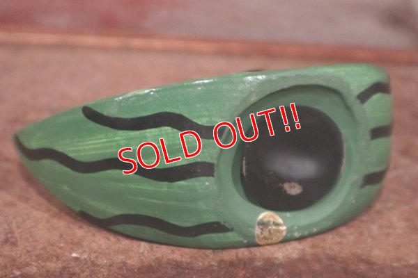 画像6: ct-210301-26 Snoopy / Determined 1970's Coin Bank "Watermelon"