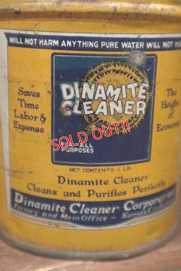 画像2: dp-210301-46 DINAMITE CLEANER / Vintage Tin Can