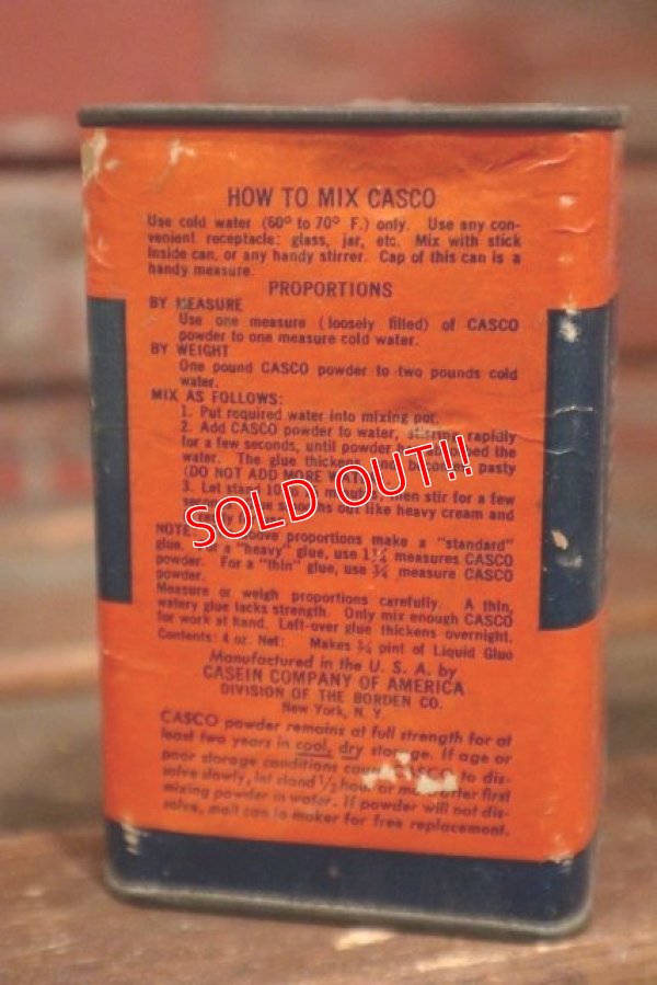 画像4: dp-210301-47 CASCO GLUE / Vintage Tin Can