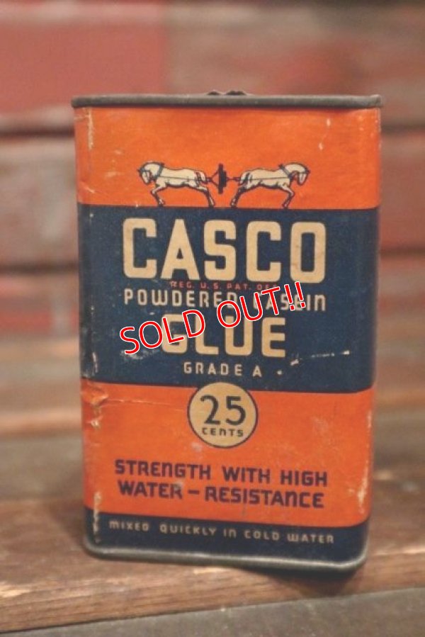 画像1: dp-210301-47 CASCO GLUE / Vintage Tin Can