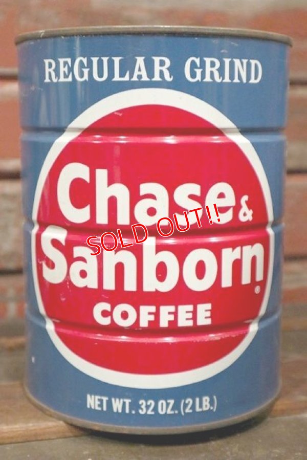 画像1: dp-210301-67 Chase & Sanborn COFFEE / Vintage Tin Can