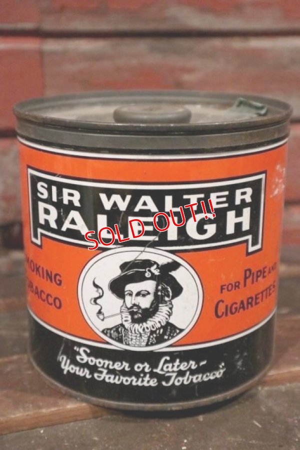 画像1: dp-210401-29 SIR WALTER RALEIGH / Vintage Tin Can