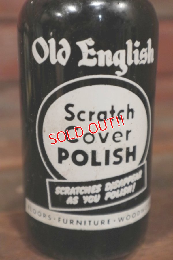 画像2: dp-210301-50 Old English / Scratch Cover POLISH Vintage Bottle