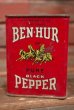 画像1: dp-210301-43 BEN-HUR PURE BLACK PEPPER / Vintage Tin Can (1)