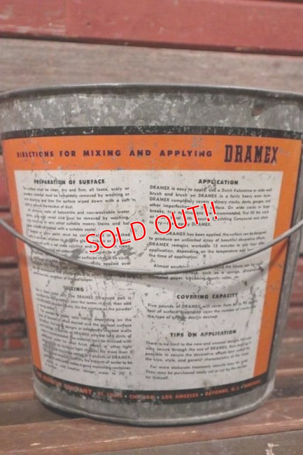 画像3: dp-210401-20 DRAMEX / Vintage Paint Bucket