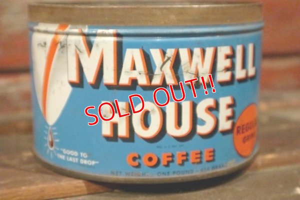 画像2: dp-210301-62 MAXWELL HOUSE COFFEE / Vintage Tin Can