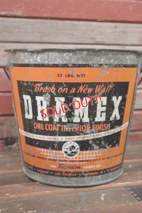 画像2: dp-210401-20 DRAMEX / Vintage Paint Bucket