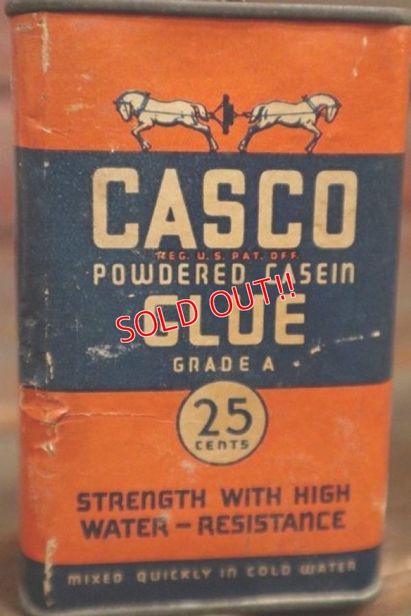 画像2: dp-210301-47 CASCO GLUE / Vintage Tin Can