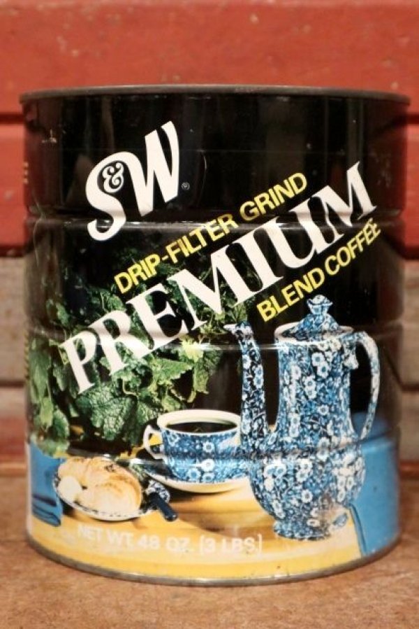 画像1: dp-210301-11 S&W / PREMIUM COFFEE Vintage Can