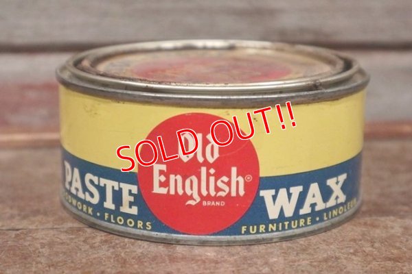 画像1: dp-210301-12 Old English / PASTE WAX Vintage Can