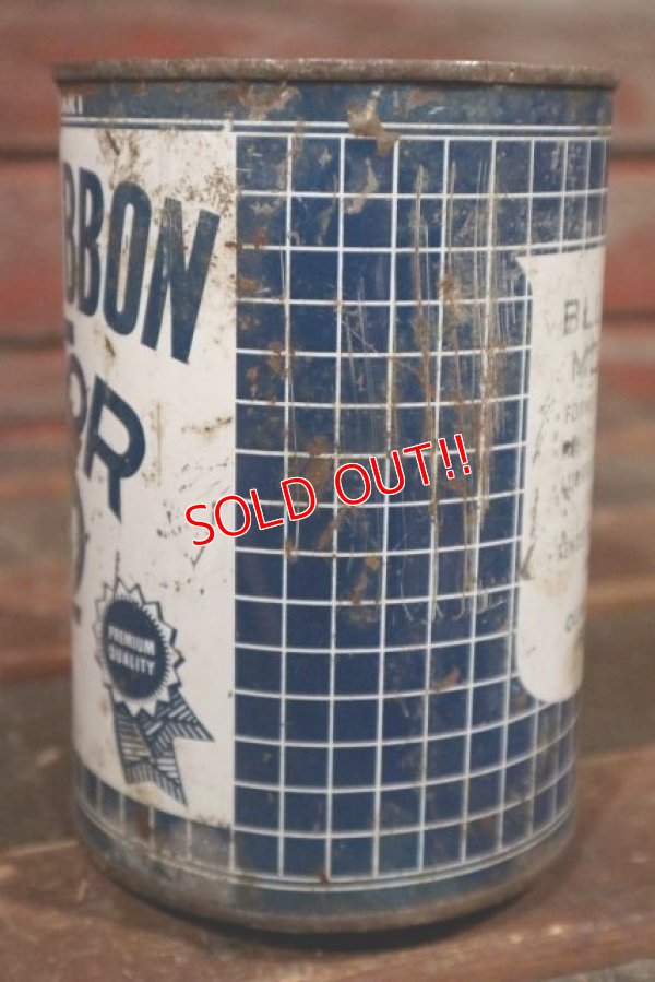 画像5: dp-210401-31 BLUE RIBBON MOTOR OIL / 1950's U.S. QUART Can