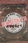 dp-210401-22 Home of More Jackpots NUGGET / Vintage Glass Ashtray