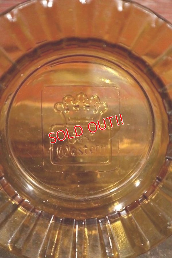 画像1: dp-210401-21 Best Western / Vintage Glass Ashtray