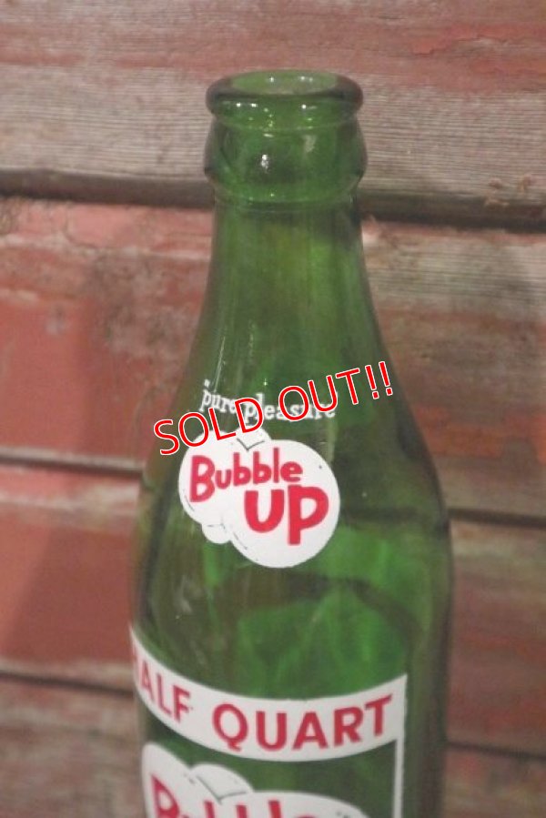 画像3: dp-210301-84 Bubble UP / 1950's-1960's Half Quart (16 FL.OZ) Bottle