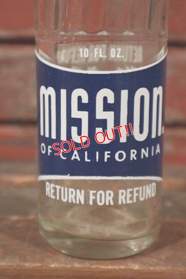 画像2: dp-210301-89 MISSION / 1960's 10 FL.OZ Bottle