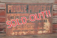 dp-210401-25 PRIVATE PROPERTY Metal Sign 