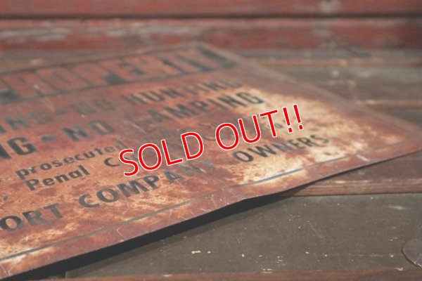 画像6: dp-210401-25 PRIVATE PROPERTY Metal Sign