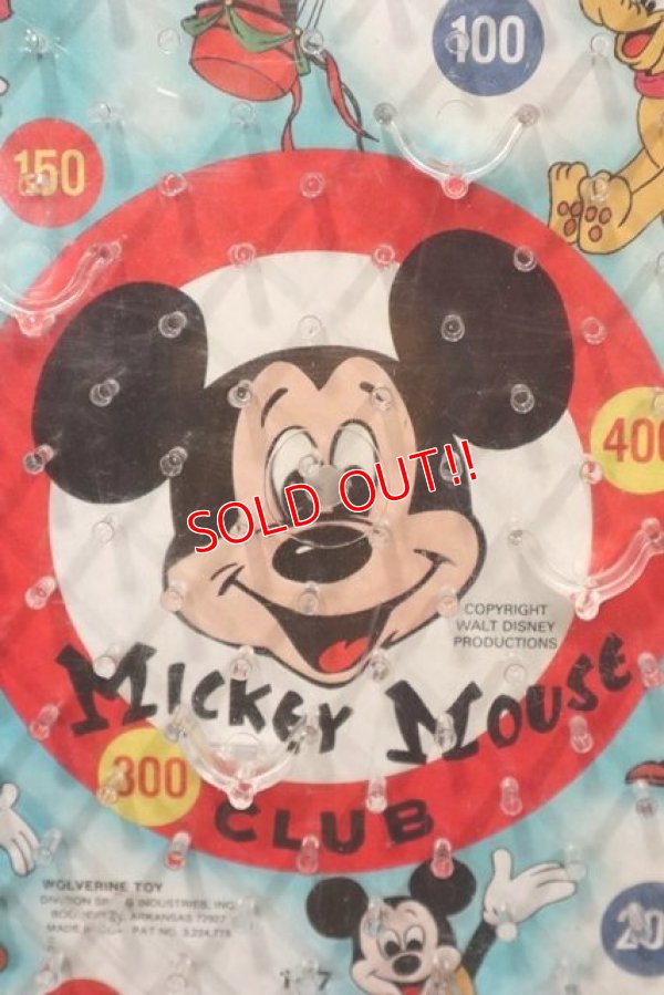 画像2: ct-210301-51 Mickey Mouse Club / Wolverine Toy 1965 Pinball