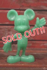 ct-210301-60 Mickey Mouse / MARX 1970's Plastic Figure (Green)