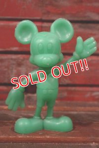 ct-210301-60 Mickey Mouse / MARX 1970's Plastic Figure (Green)