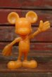 画像1: ct-210301-62 Mickey Mouse / MARX 1970's Plastic Figure (Orange) (1)