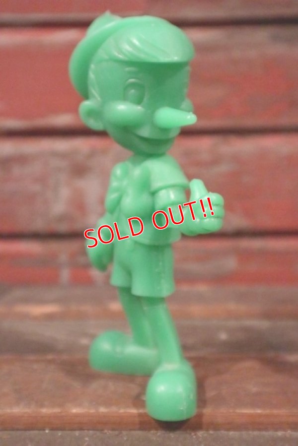 画像2: ct-210301-66 Pinocchio / MARX 1970's Plastic Figure (Green)