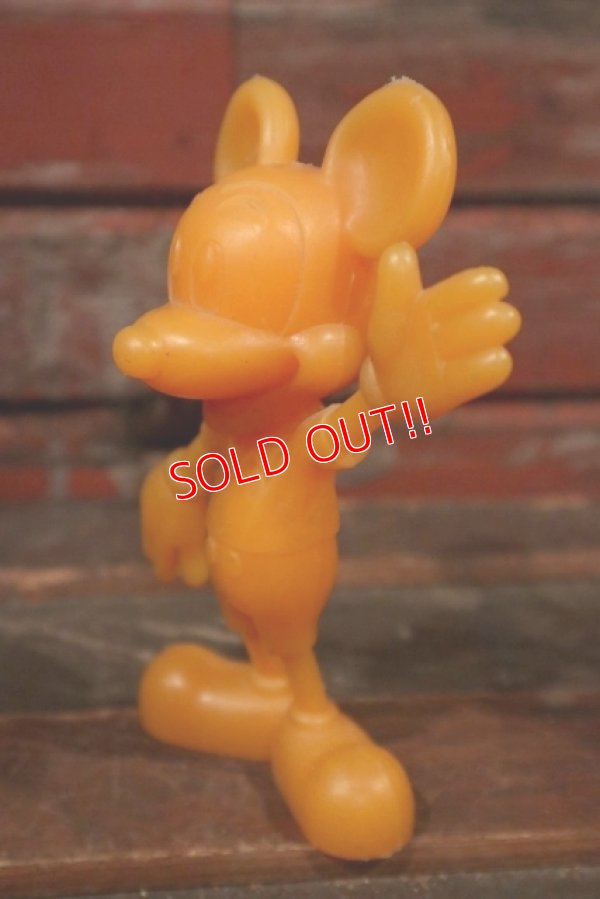 画像3: ct-210301-62 Mickey Mouse / MARX 1970's Plastic Figure (Orange)