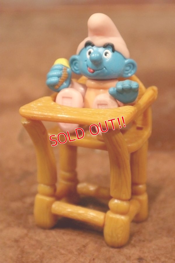 画像1: ct-201101-53 Baby Smurf / IRWIN 1990's Action Figure