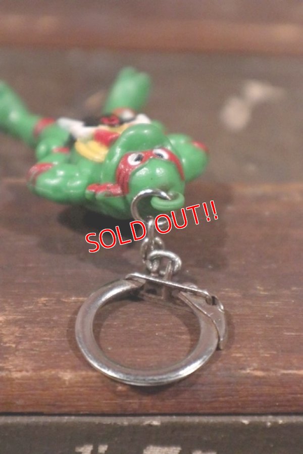 画像5: ct-210401-49 Teenage Mutant Ninja Turtles / Raphael 1990's PVC Keychain