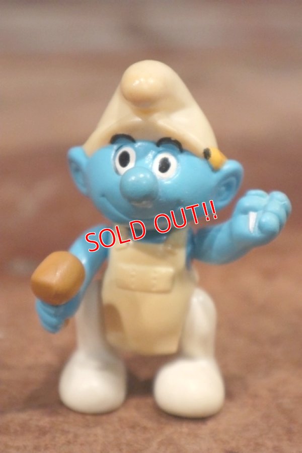 画像1: ct-201101-42 Handy Smurf / IRWIN 1990's Action Figure