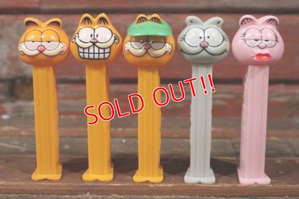 画像1: ct-210401-52 Garfield / 1990's PEZ Dispenser Set of 5