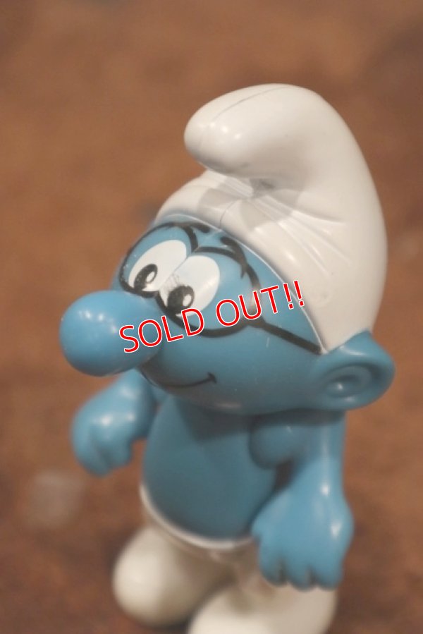 画像2: ct-201101-56 Brainy Smurf / McDonald's 2002 Plastic Figure