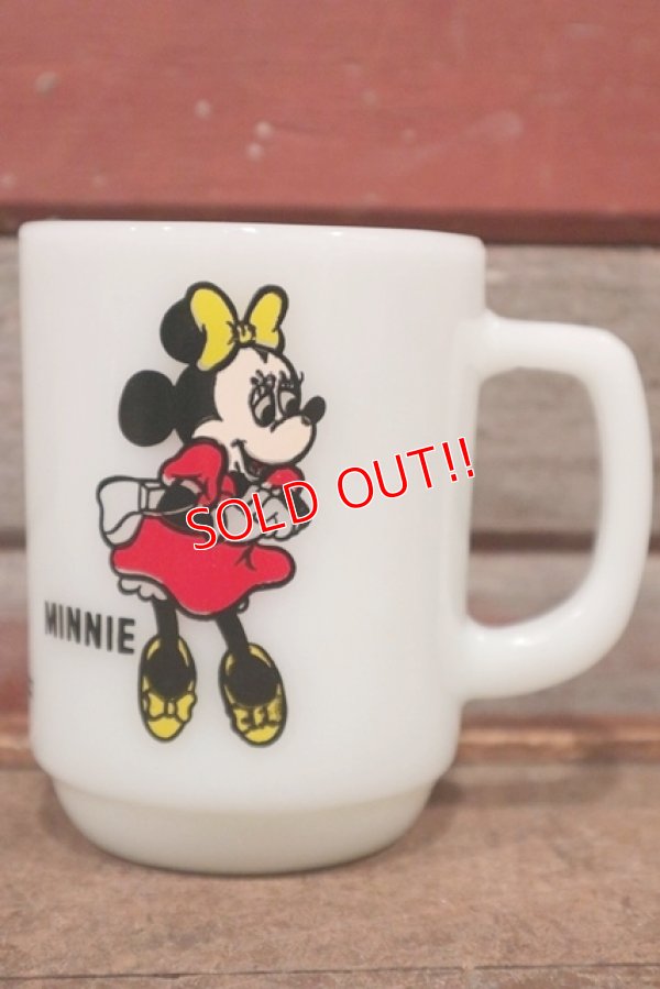 画像1: kt-210301-06 Minnie Mouse / Anchor Hocking 1980's 9oz Mug