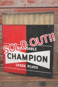 dp-210401-59 CHAMPION / 1960's SPARK PLUGS Cabinet