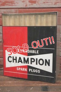 dp-210401-59 CHAMPION / 1960's SPARK PLUGS Cabinet