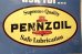 画像2: dp-210401-51 PENNZOIL / 1970's〜W-side Metal Sign (2)