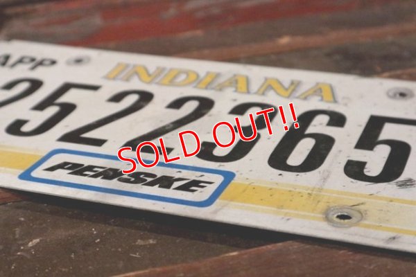画像5: dp-210401-36 PENSKE / License Plate "INDIANA"