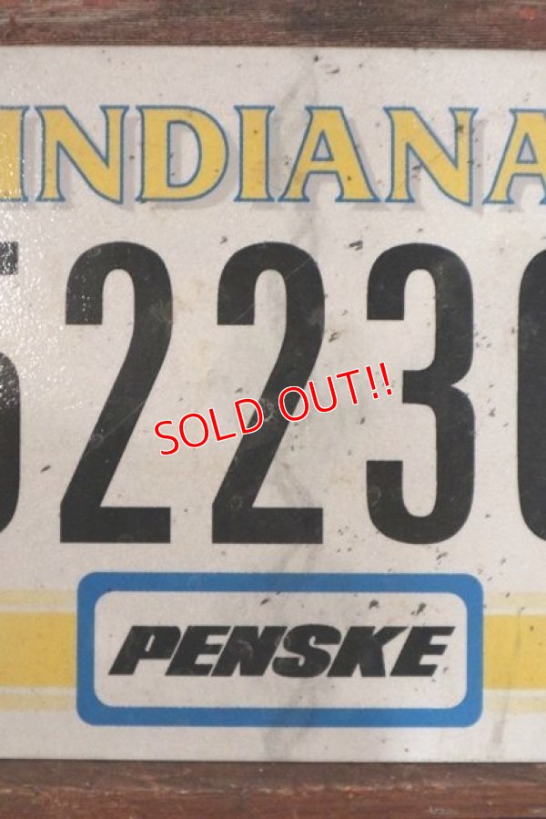 画像3: dp-210401-36 PENSKE / License Plate "INDIANA"