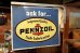 画像1: dp-210401-51 PENNZOIL / 1970's〜W-side Metal Sign (1)